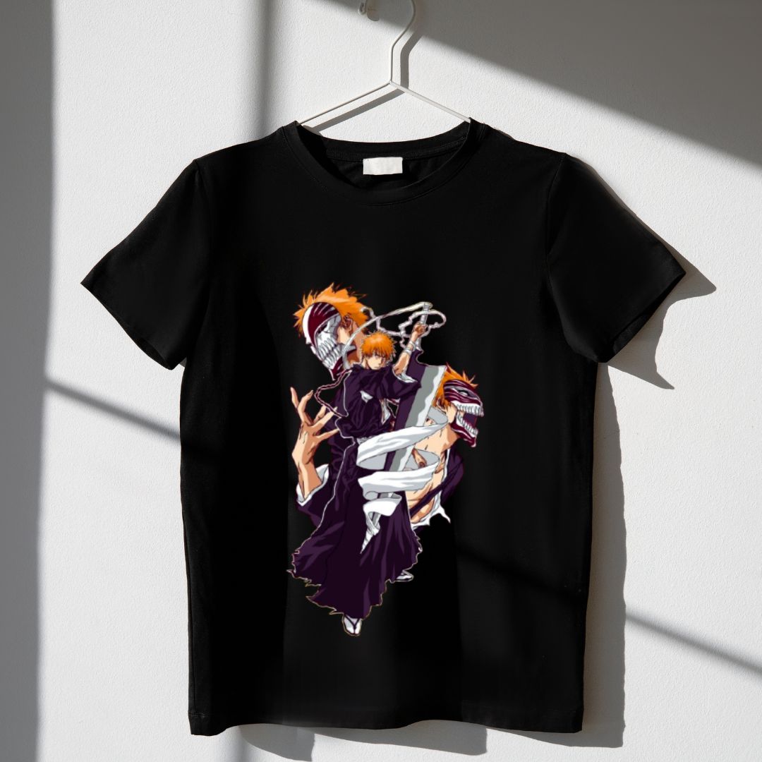 Ichigo Kurosaki - Bleach Anime T-shirt - Black