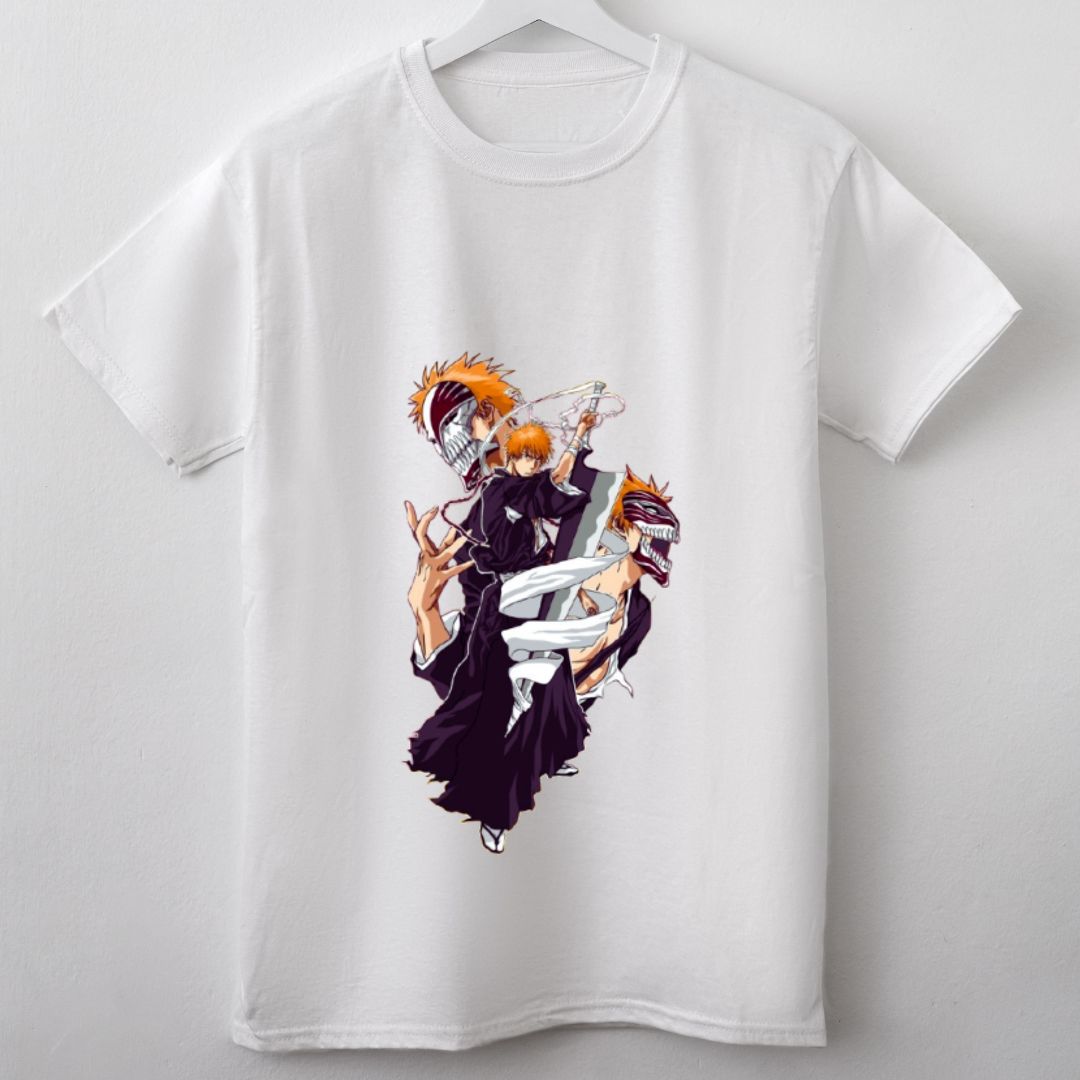 Ichigo Kurosaki - Bleach Anime T-shirt - White