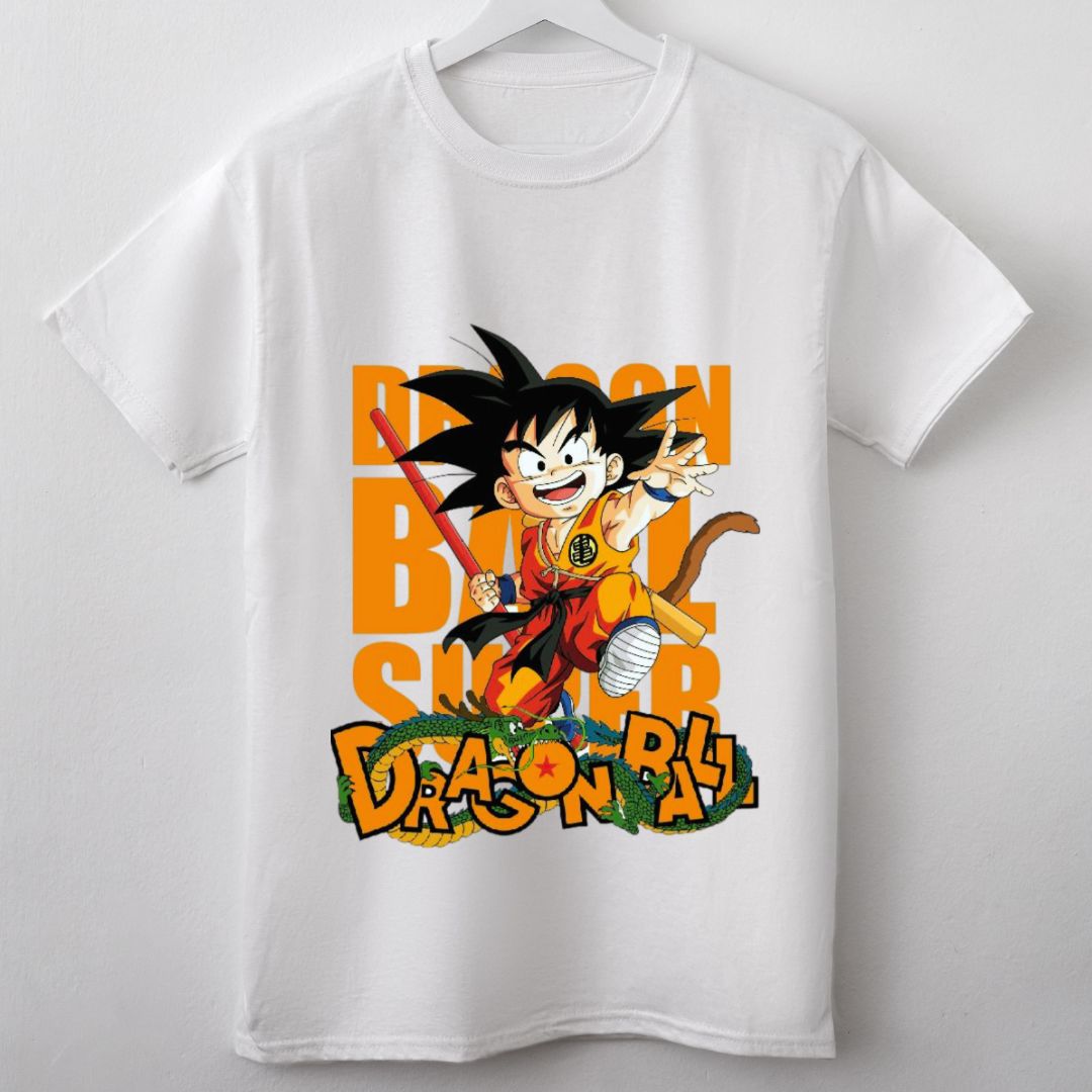 Goku - Dragon Ball Z Anime T-shirt - White